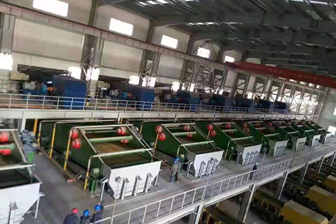 新疆伊犁2450脫水篩使用現(xiàn)場(chǎng)。